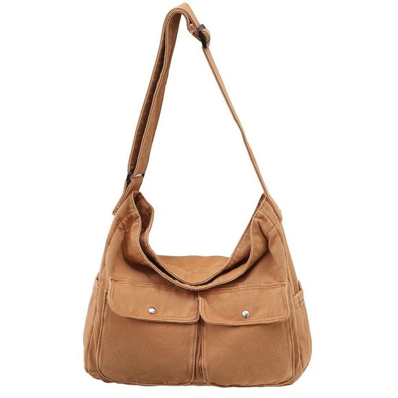 Messenger Bag Hobo Crossbody Bags Canvas Bag Crossbody Tote Bag :O - Picture 1 of 6